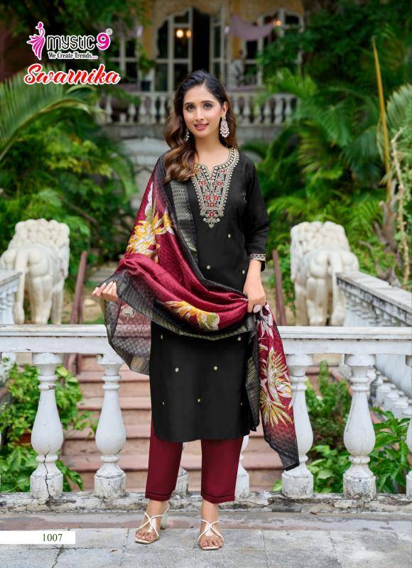 Mystic9 swarnika vol 1 Wholesale Kurti market